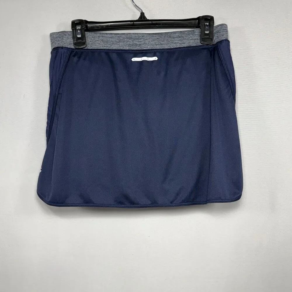 Athletic Tennis C9 Champion Navy Blue Polyester Skort Size L Large